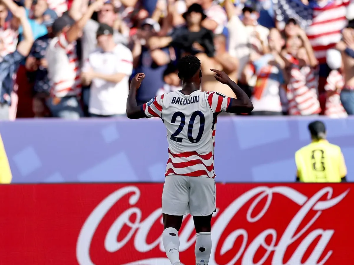 Trump called FIFA over Balogun's red card. The US lost 4-1 anyway.