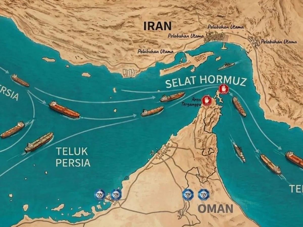 Iran Umumkan Hormuz Ditutup, 55 Kapal Tetap Melintas