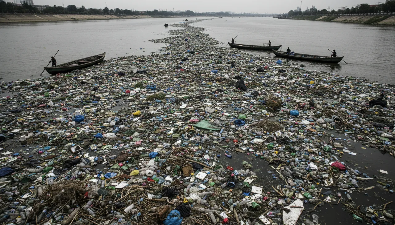 Muara Angke's 'garbage island' is a symptom, not a source