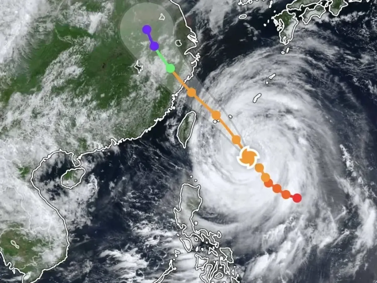 Typhoon Bavi slams China's Zhejiang after deadly sweep across Asia