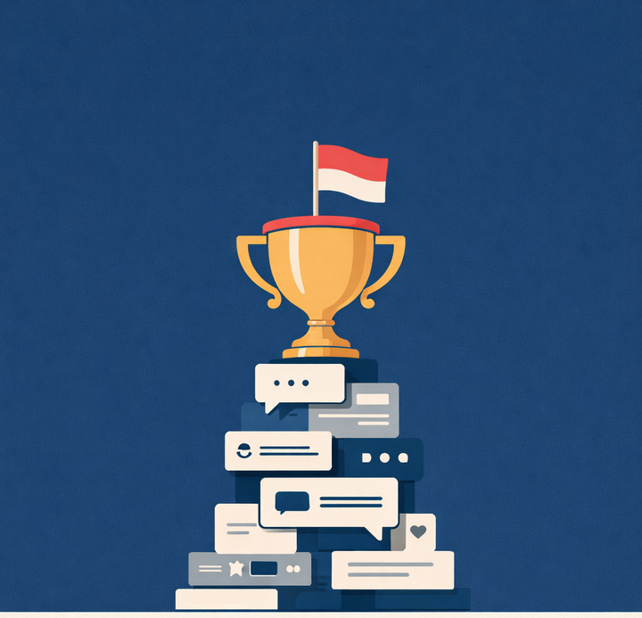 Paradoks AI Indonesia — adopsi 92% tertinggi dunia, tapi nilai produktif masih minim